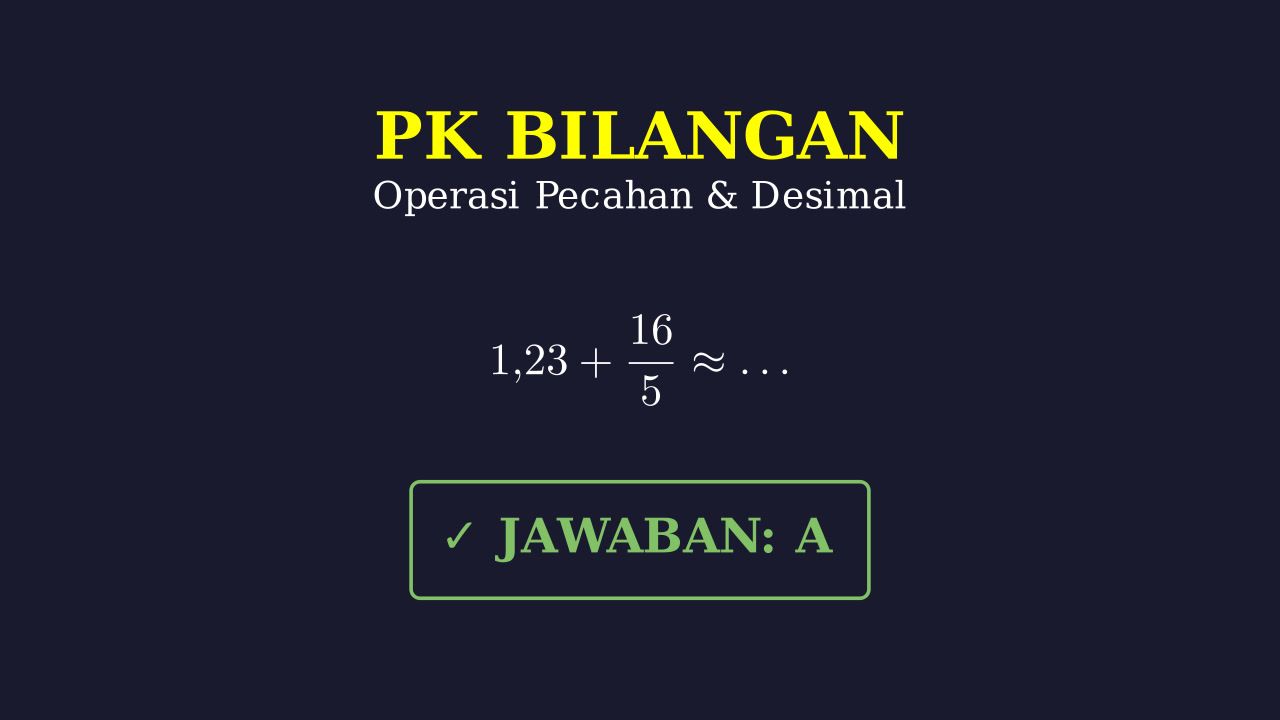 Menentukan Nilai Terdekat: Desimal & Pecahan