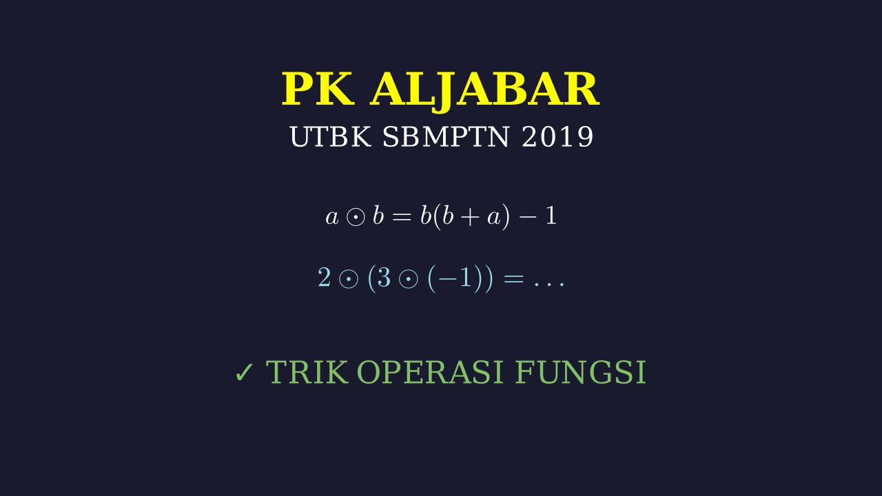 Operasi Bilangan: Soal UTBK SBMPTN