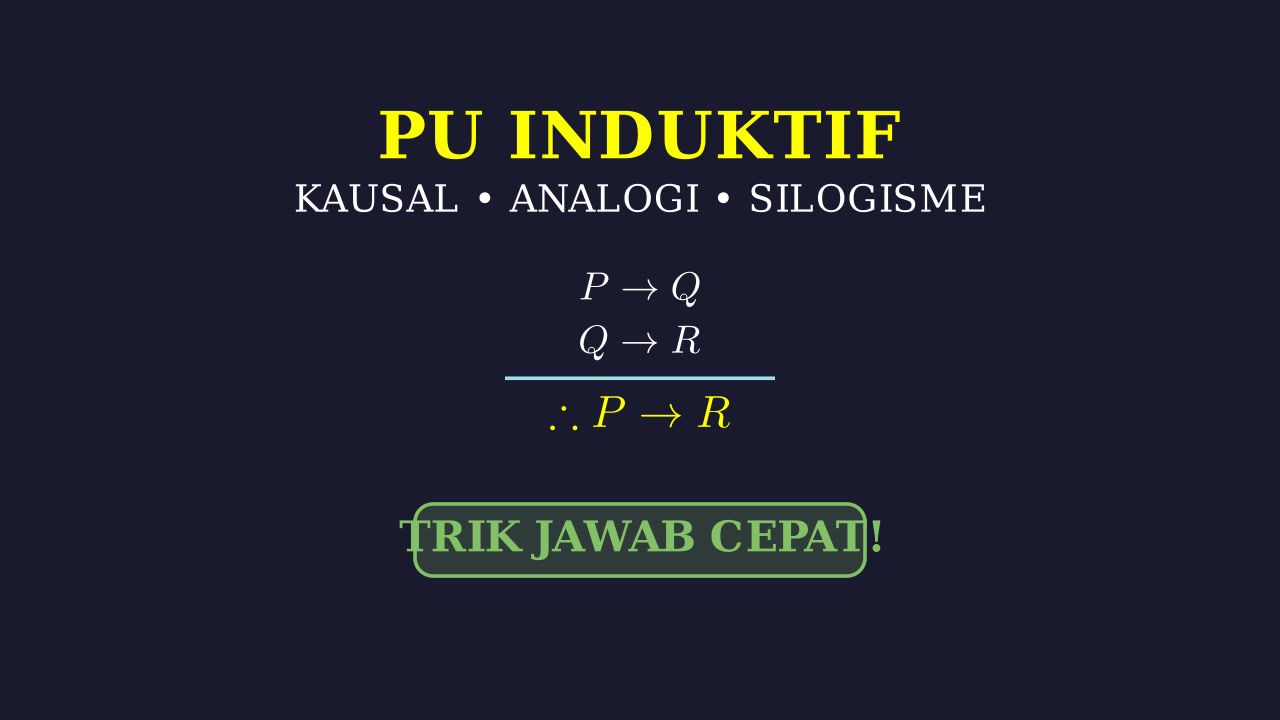 Penalaran Kausal, Analogis, dan Silogisme