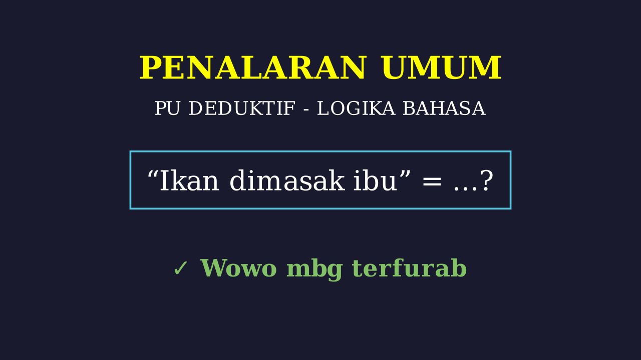 Bahasa Panda: Logika Linguistik