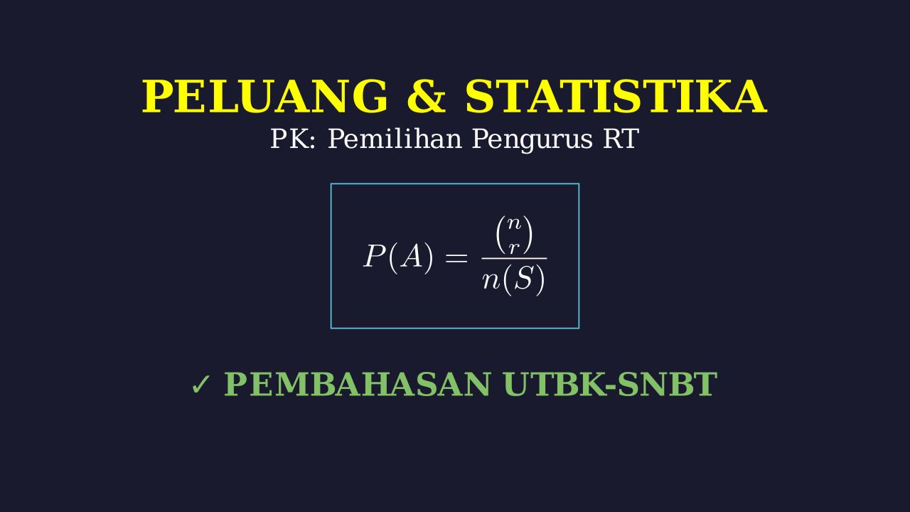 Peluang: Pemilihan Pengurus RT