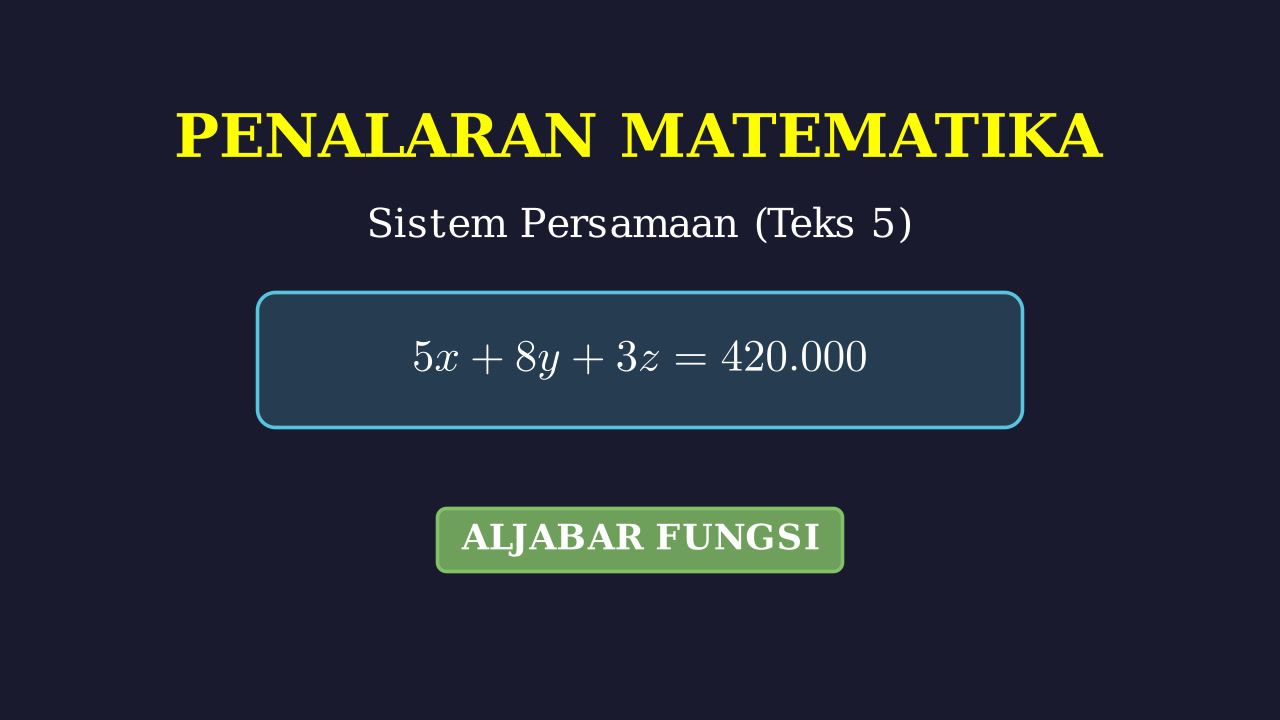 Soal Cerita: Akuarium Dan Ikan
