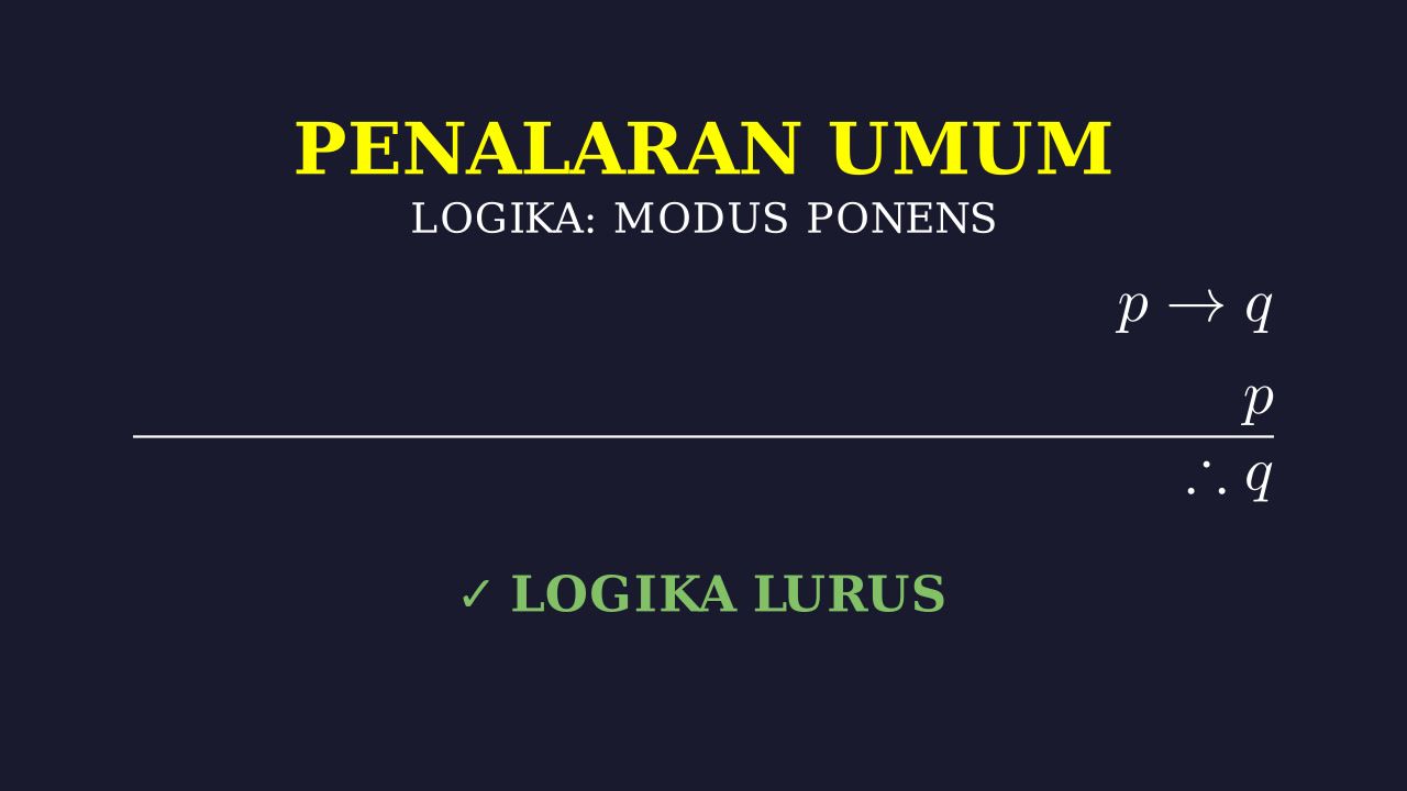 Modus Ponens: Logika Lurus SNBT