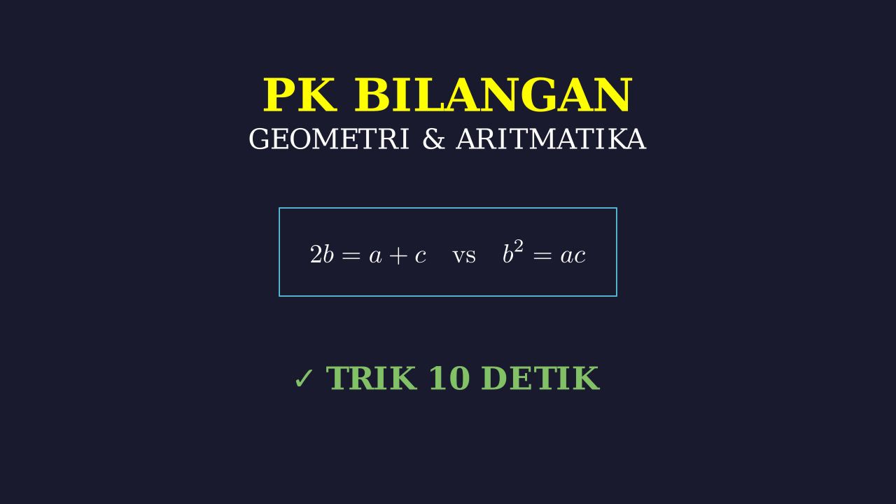 Barisan Dan Deret: Aritmetika Dan Geometri