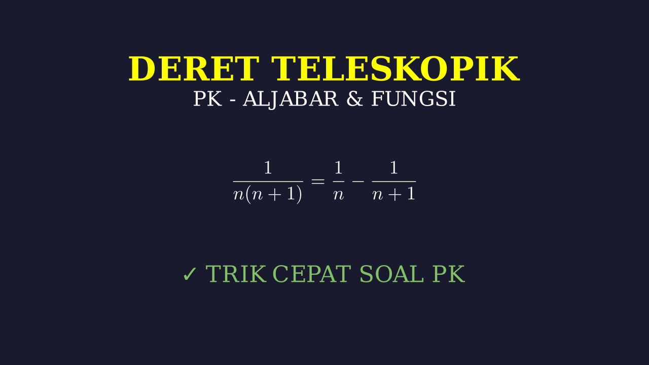 Deret Teleskopik