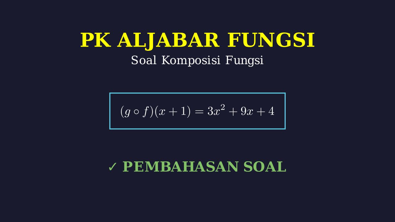 Fungsi Komposisi: Mencari Nilai p dan q