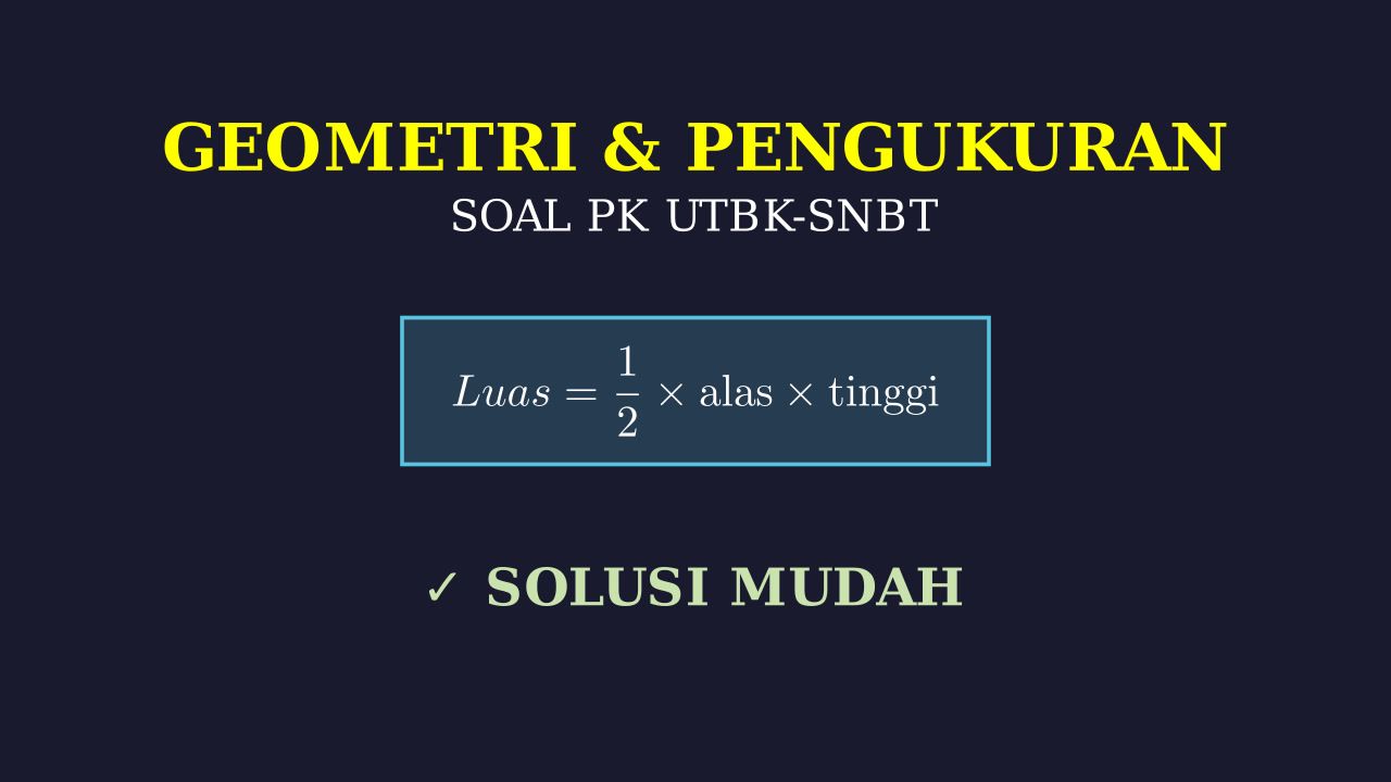 Penyelesaian Soal Geometri