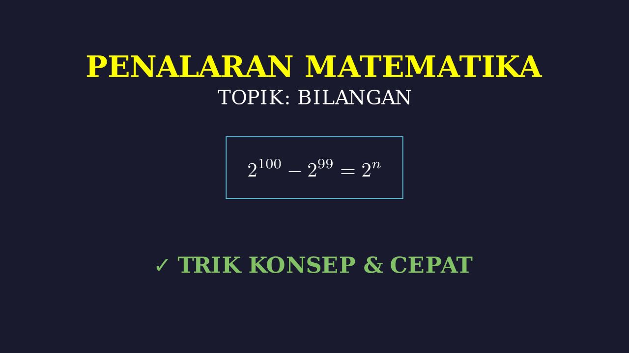 Konsep Dasar Dan Trik Cepat