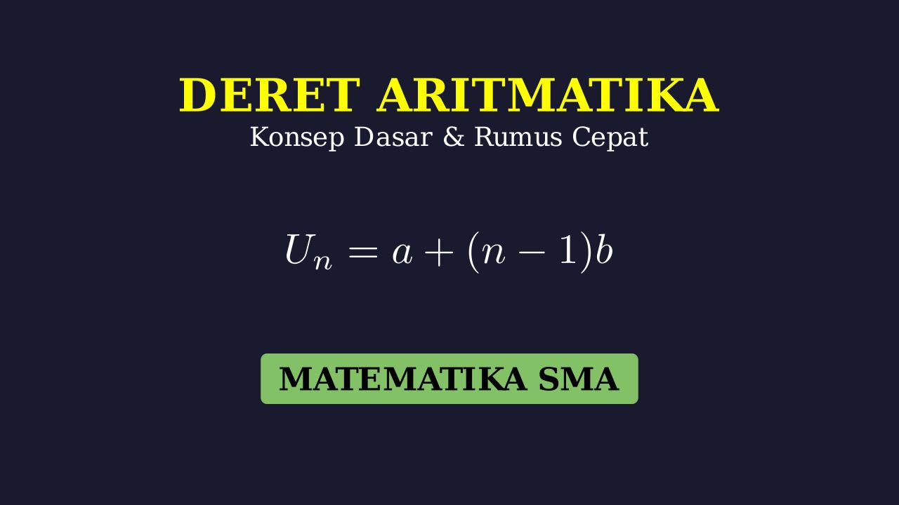 Deret Aritmatika: Konsep Dasar & Contoh Soal