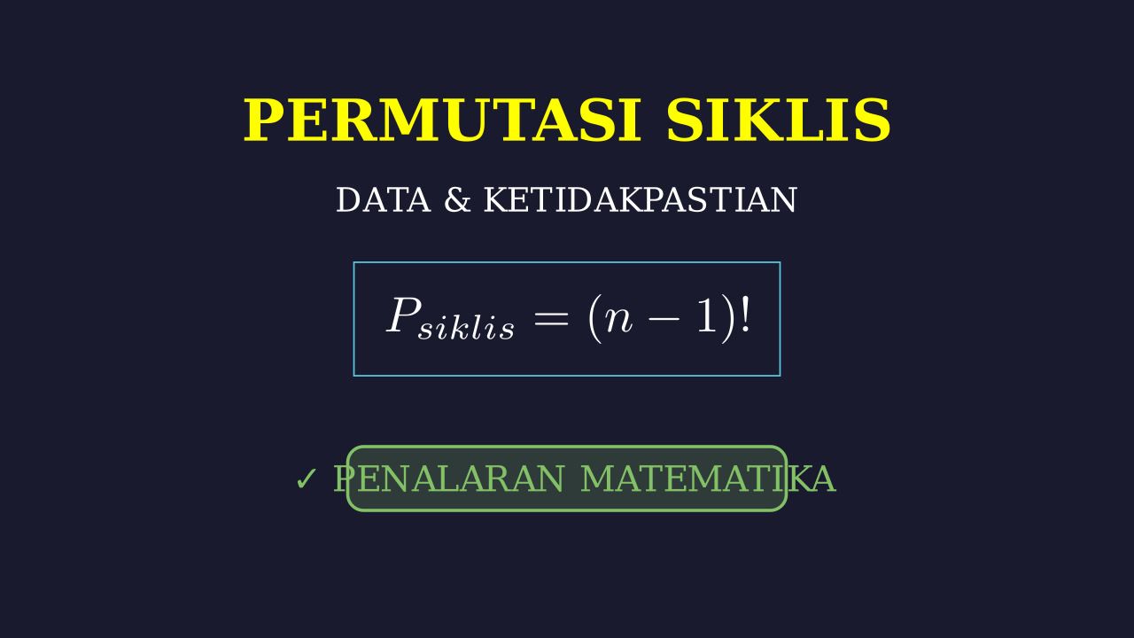Permutasi Siklis dengan Syarat