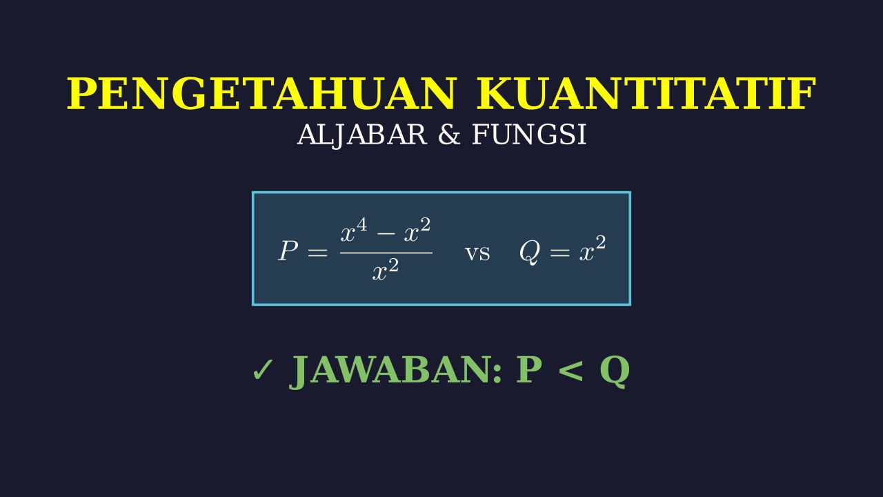 Hubungan Kuantitas P Dan Q