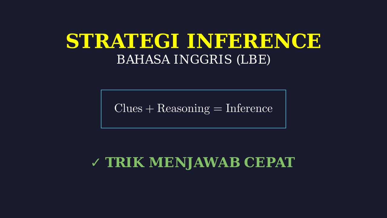 Mastering Inference Questions