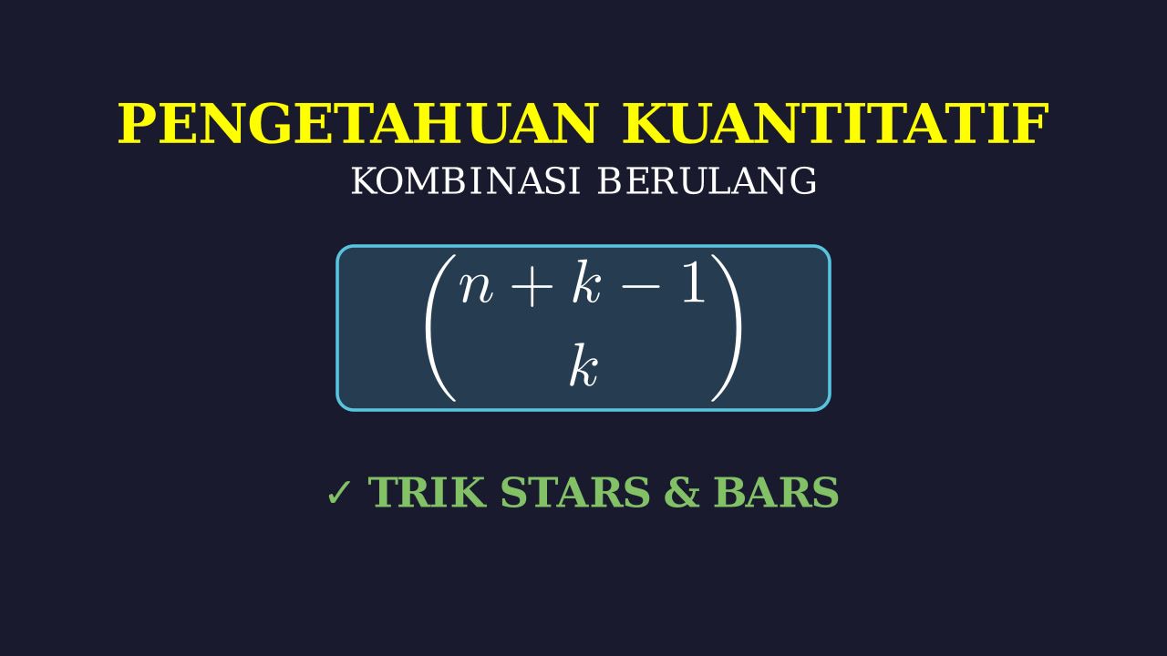 Bedah Konsep: Kombinasi Berulang