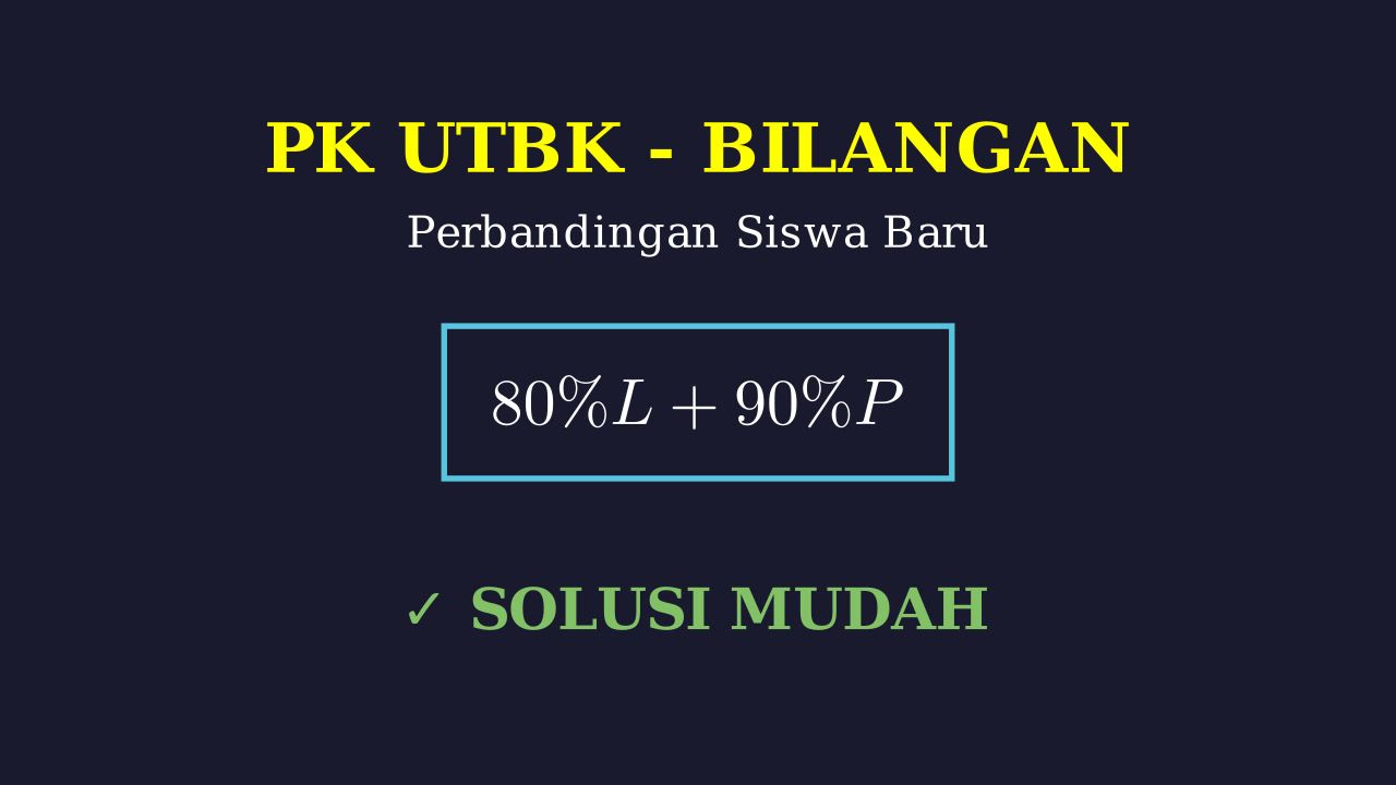 Persentase Penerimaan Siswa Baru