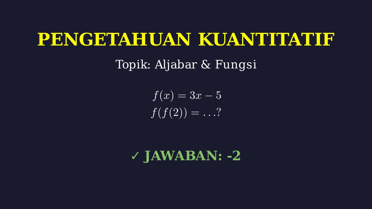 Penyelesaian Soal Matematika Lengkap