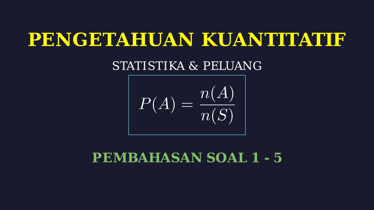 Pembahasan Kuis: Soal 1-5