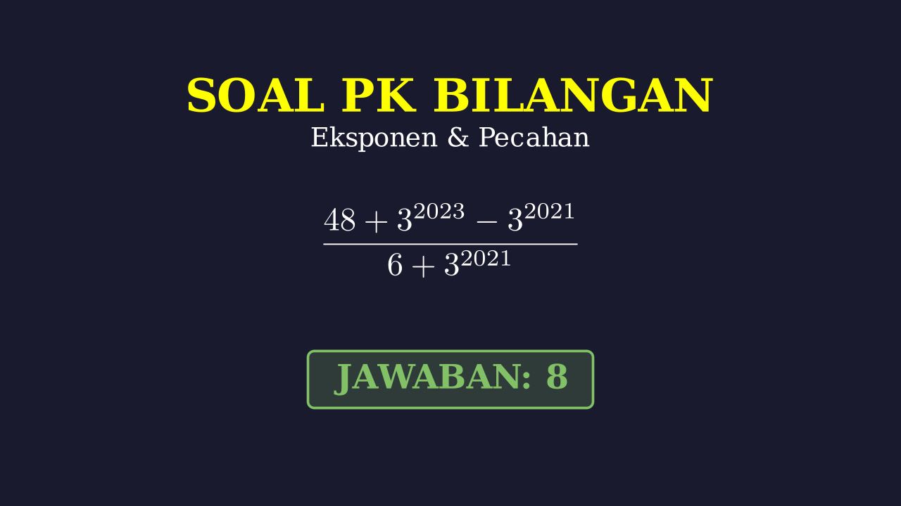 Menyelesaikan Operasi Bilangan Berpangkat