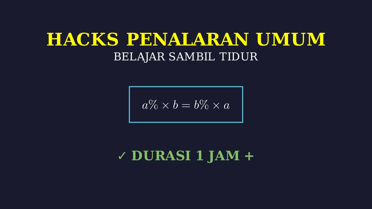 Materi Dan Strategi UTBK SNBT Pengantar Tidur