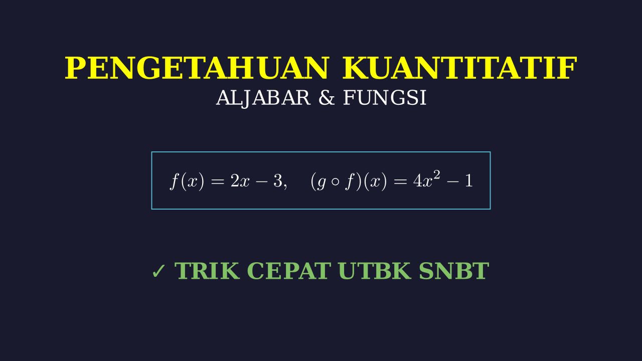 Bedah 5 Soal Ujian
