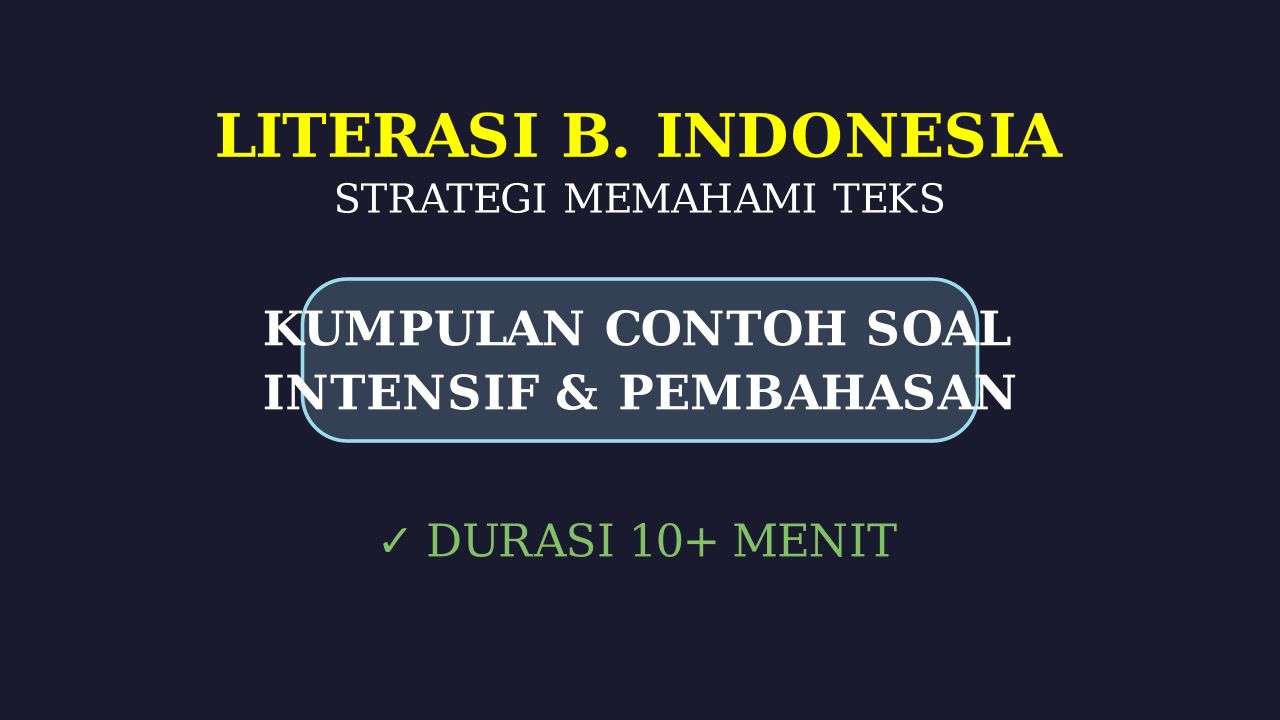 Kupas Tuntas Berbagai Subtes: Latihan Soal Terlengkap