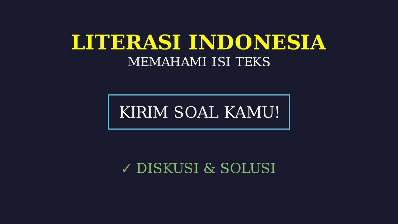 Diskusi Dan Solusi Soal Pelajaran