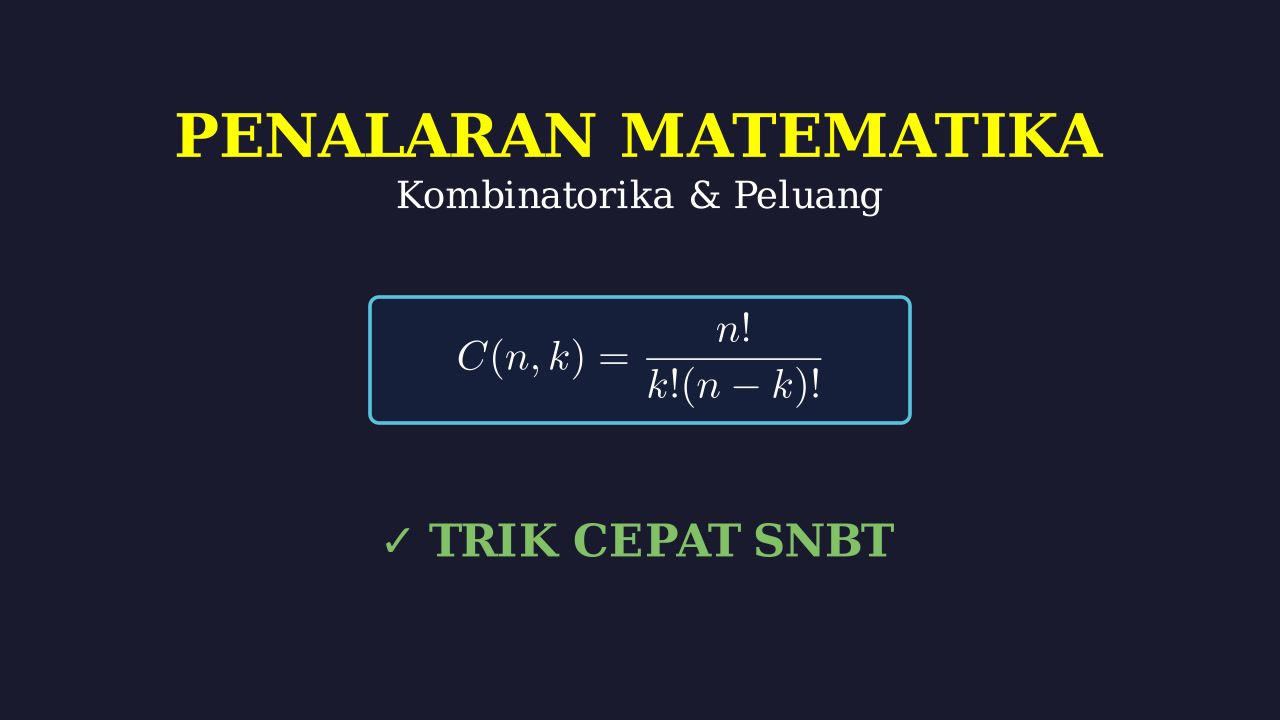 Kombinatorika & Peluang: Penalaran Matematika