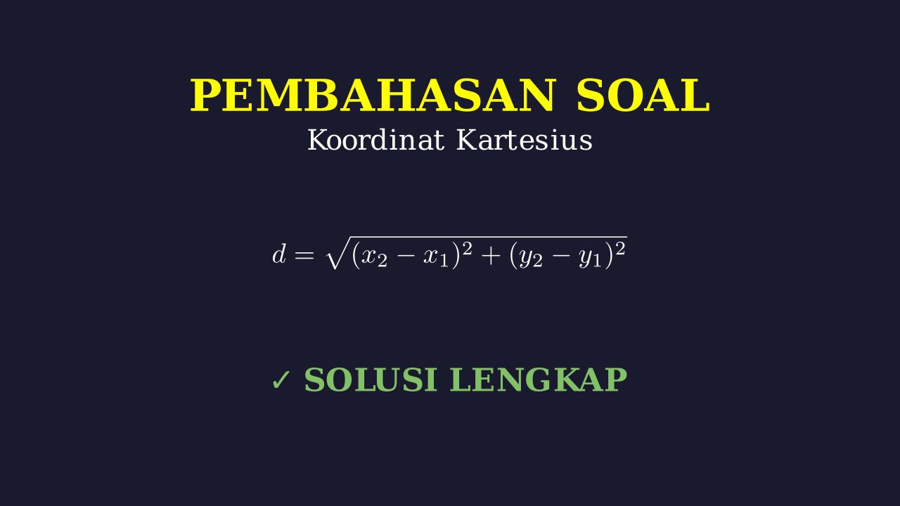 Memahami Koordinat Kartesius