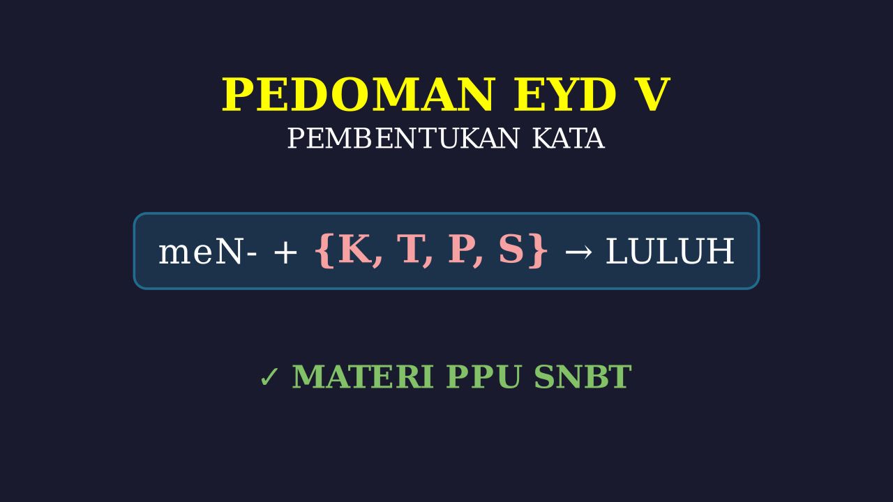 EYD: Ejaan Yang Disempurnakan