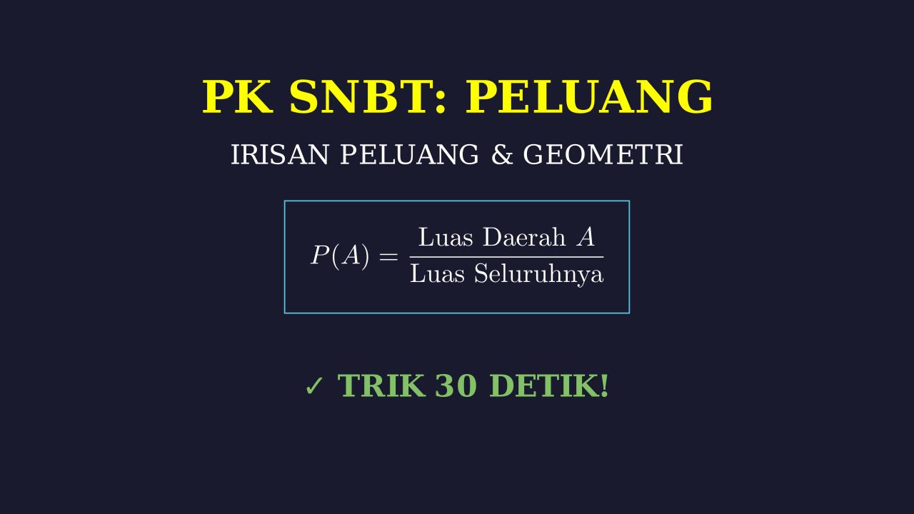 Peluang Dan Geometri: Kupas Tuntas PK SNBT
