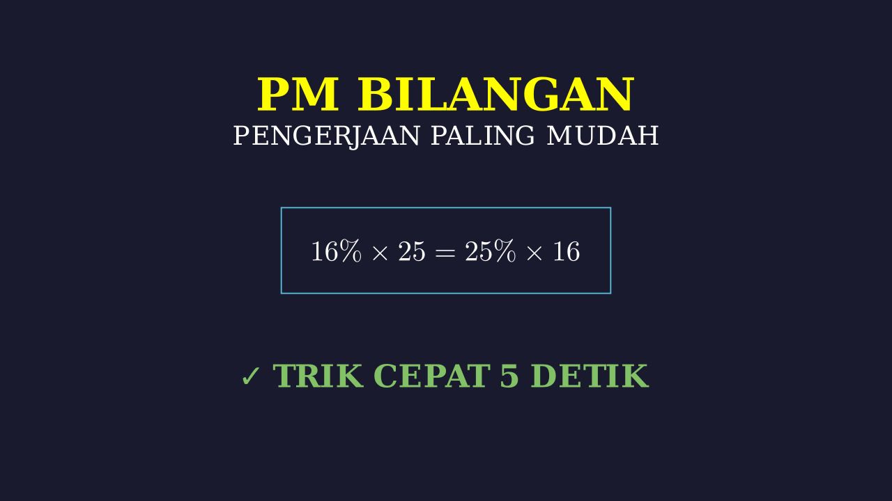Trik Mudah Soal PM Paling Sering Keluar