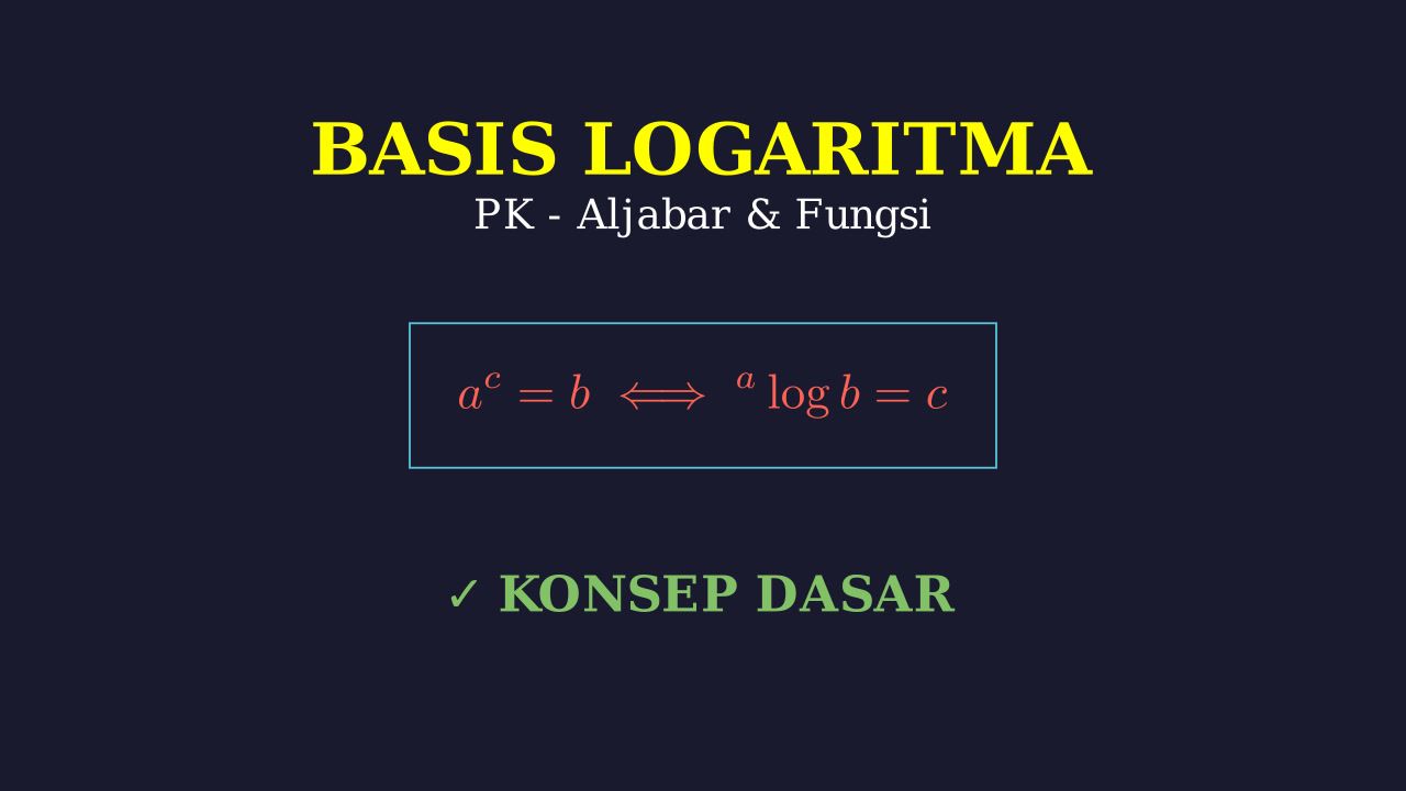 Memahami Basis Logaritma