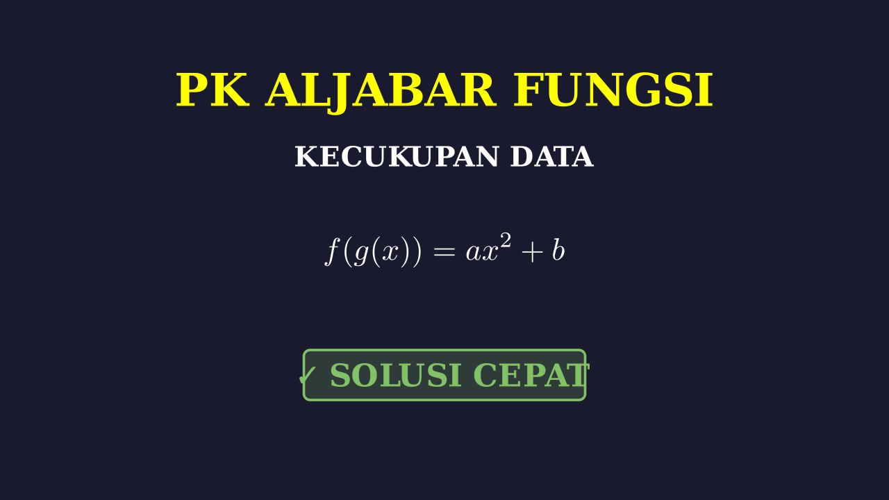 Pembahasan Soal Kecukupan Data