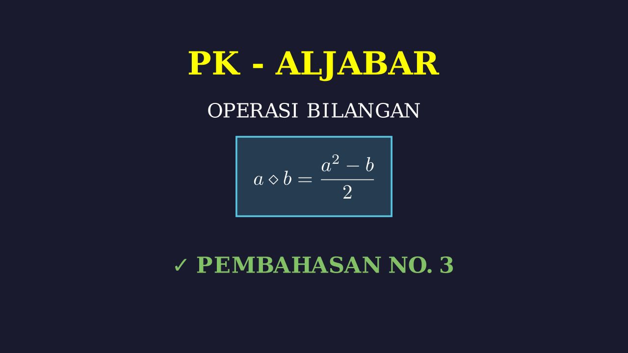 Menyelesaikan Soal Operasi Bilangan