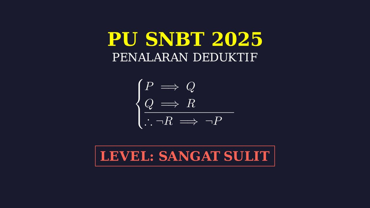 Bedah Soal Asli PU SNBT 2025: Level Sulit