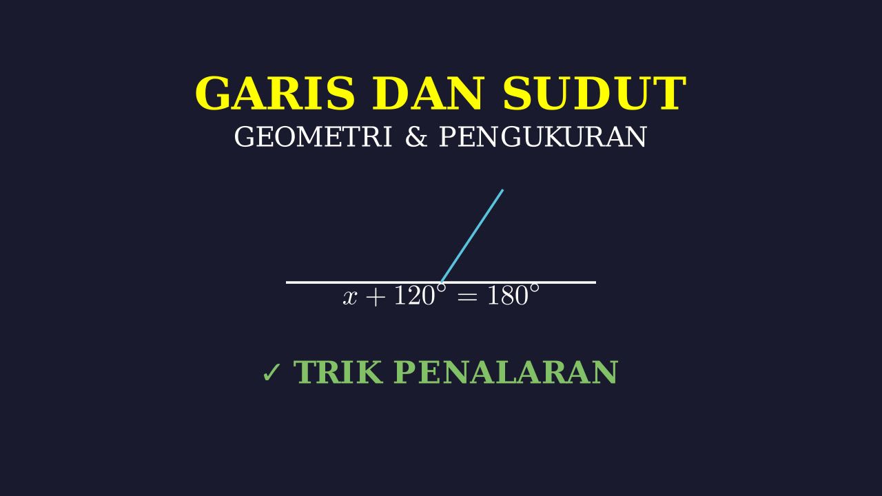 Garis dan Sudut