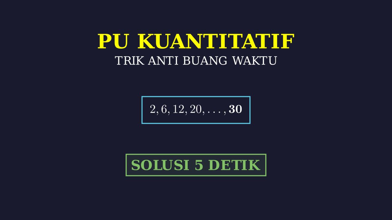 Trik Cepat Kerjakan Soal UTBK
