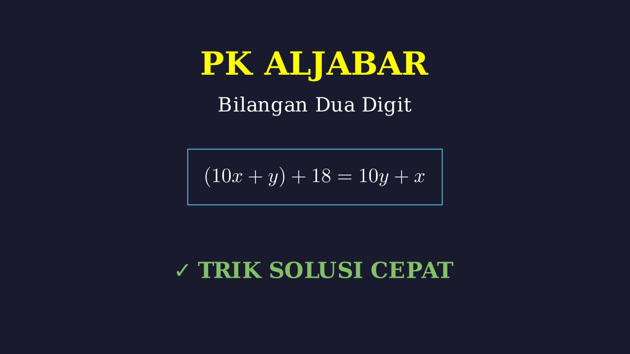 Soal Cerita: Bilangan Dua Digit