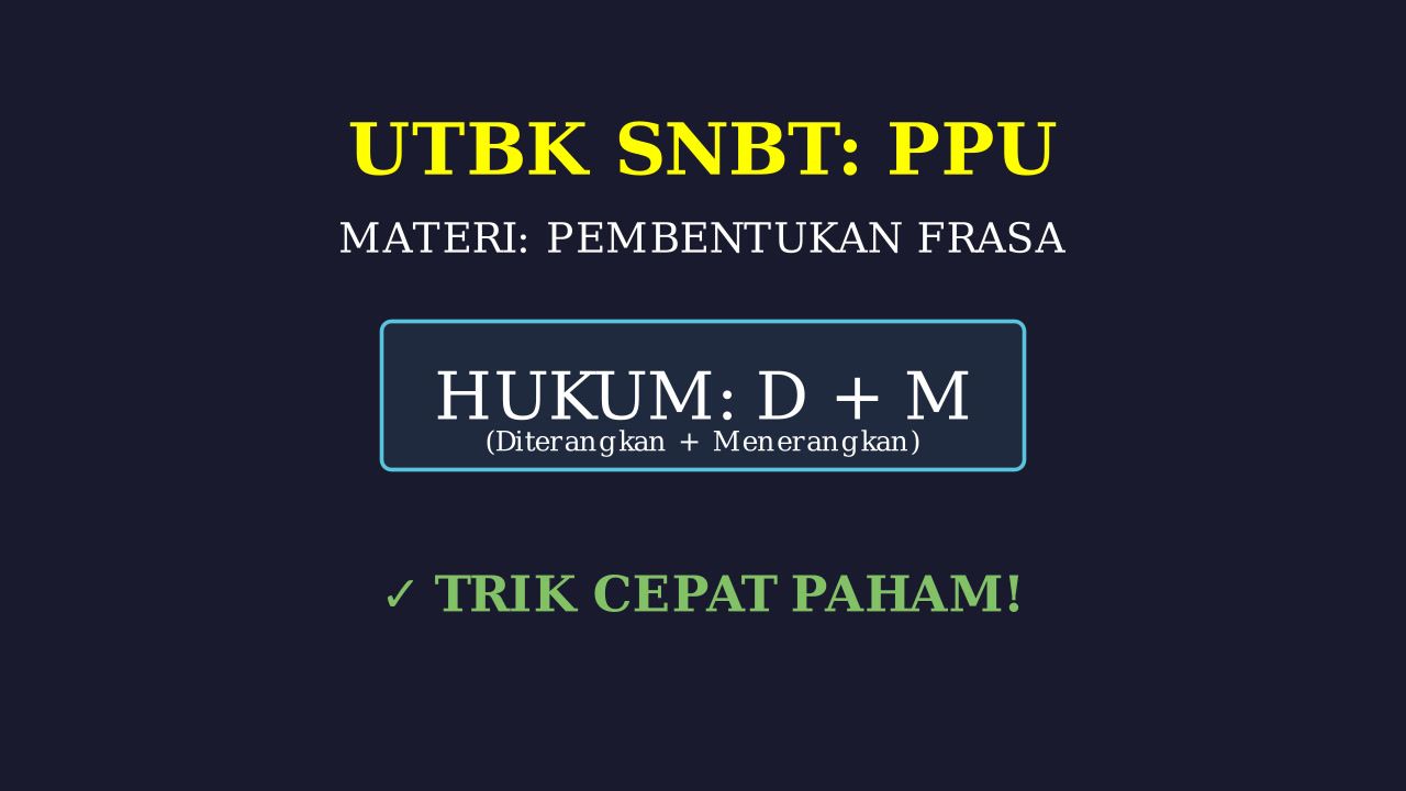 PPU: Pembentukan Frasa