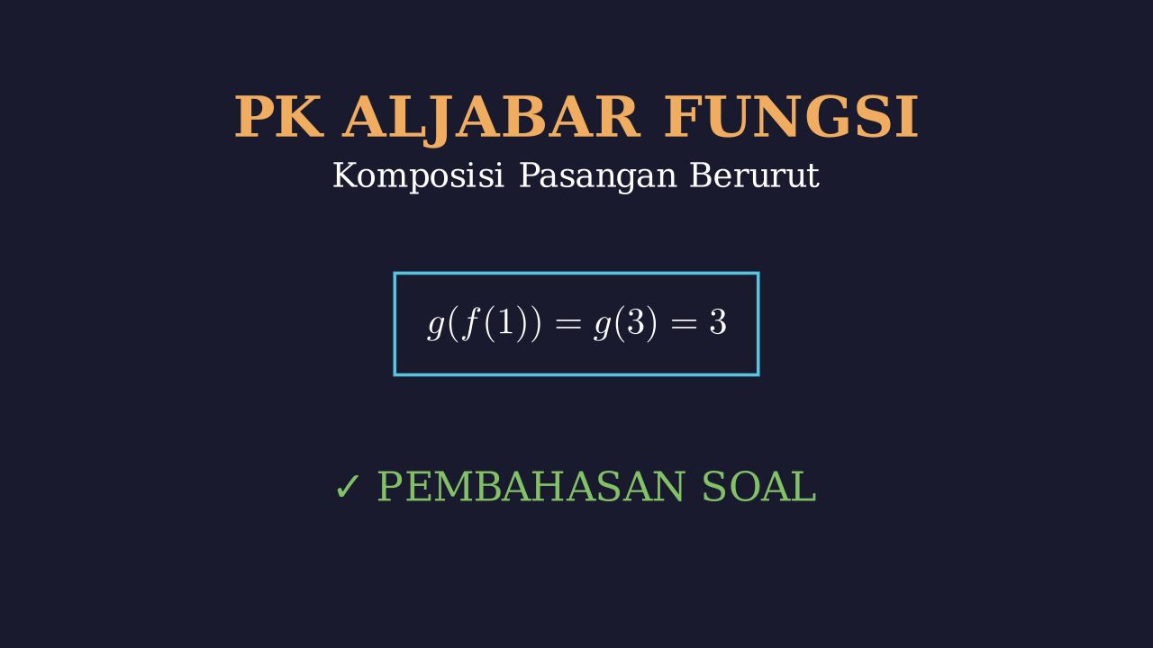 Fungsi Pasangan Berurut