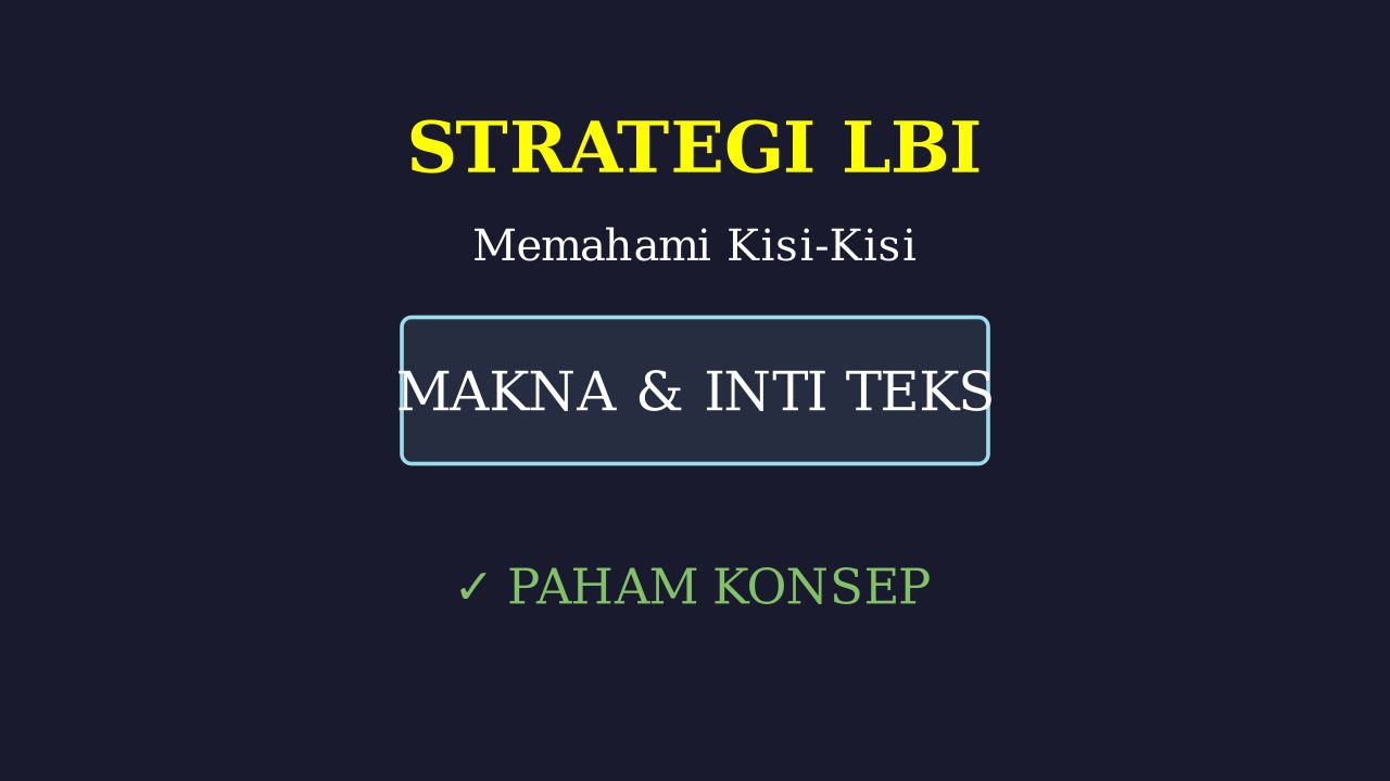 Membedah Kisi-Kisi Ujian