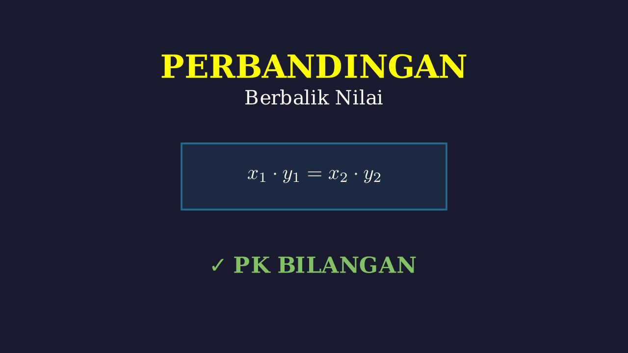 Perbandingan Berbalik Nilai