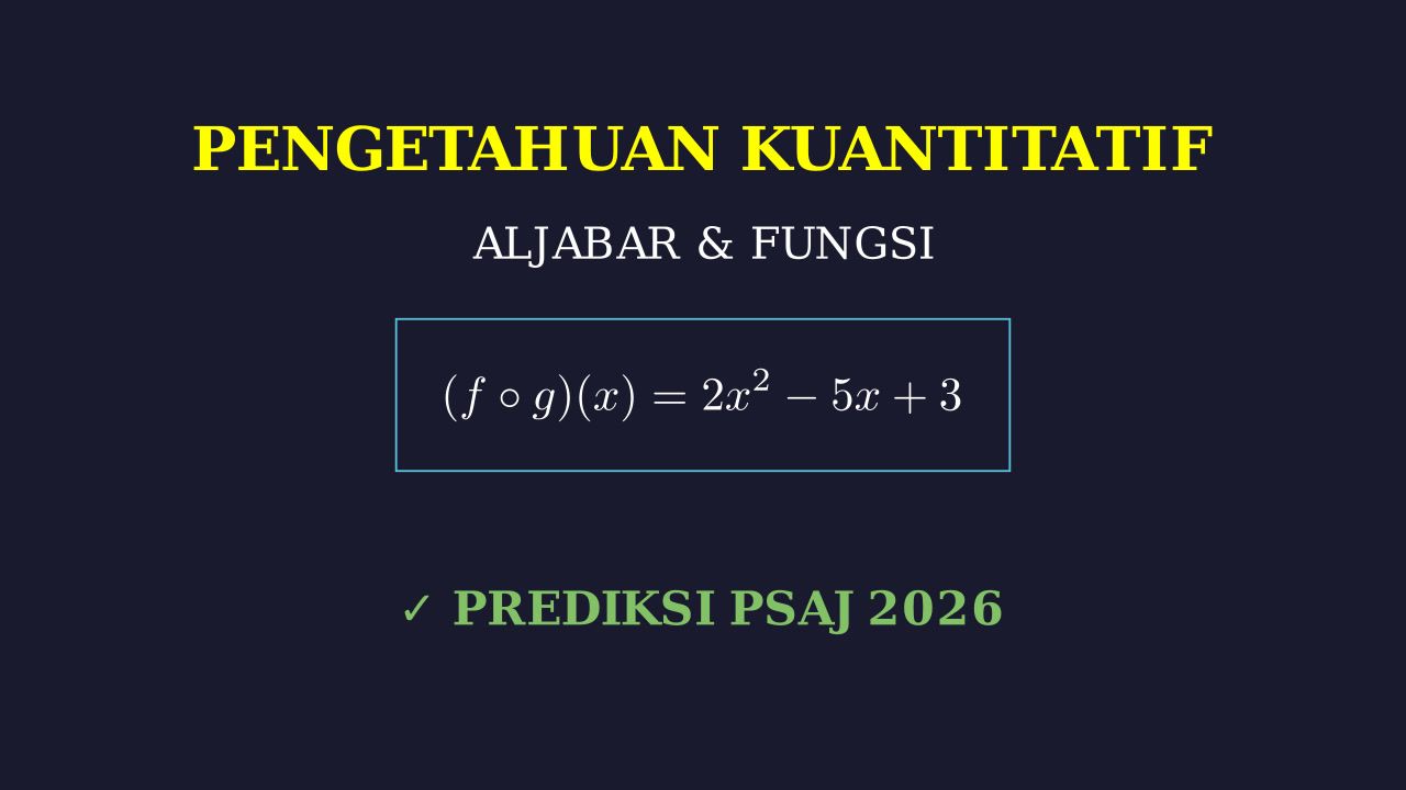 Bedah Kisi-Kisi PSAJ Matematika Wajib 2026
