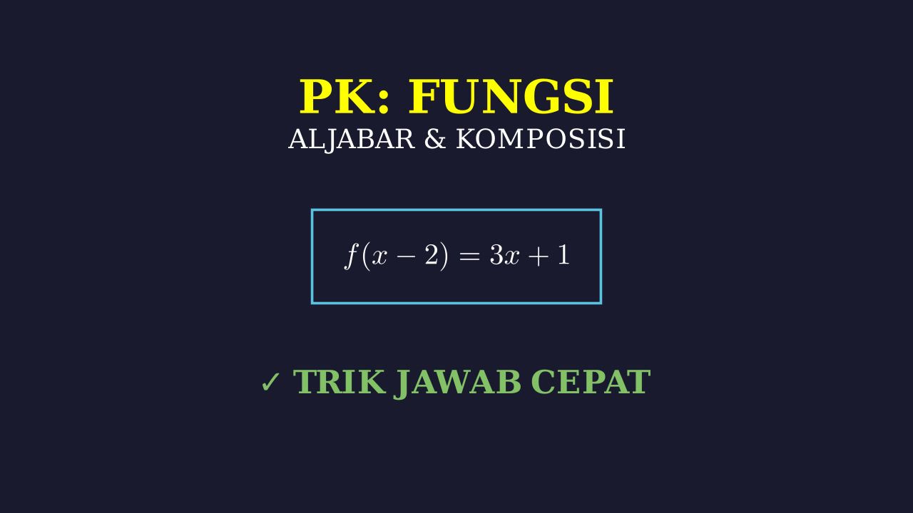 Fungsi PK: Konsep Dasar & Pembahasan Soal