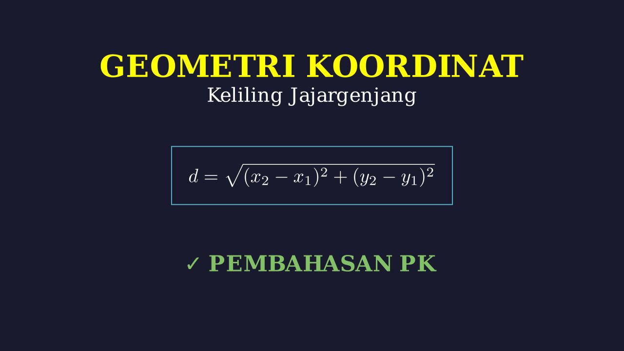 Menentukan Koordinat dan Keliling Jajargenjang