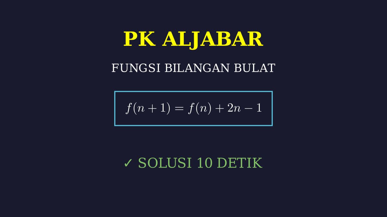 Menyelesaikan Soal Bilangan Bulat
