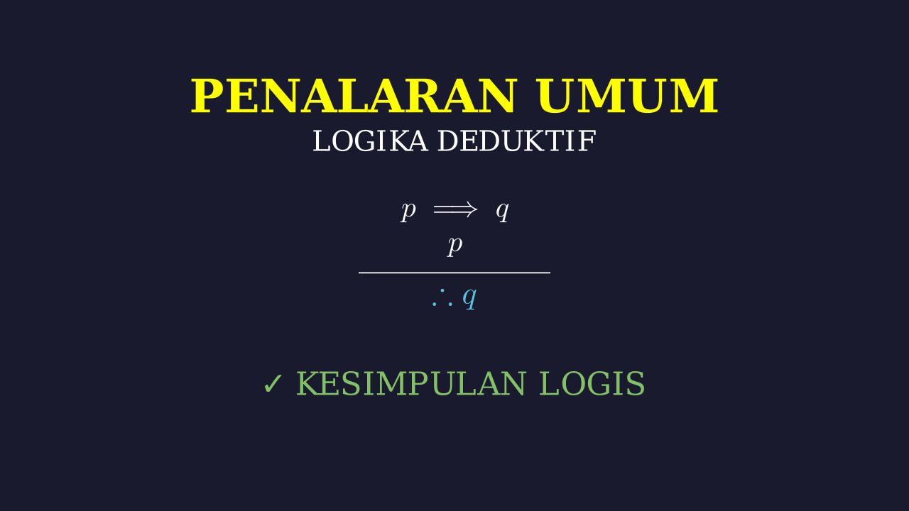 Logika Penalaran Umum