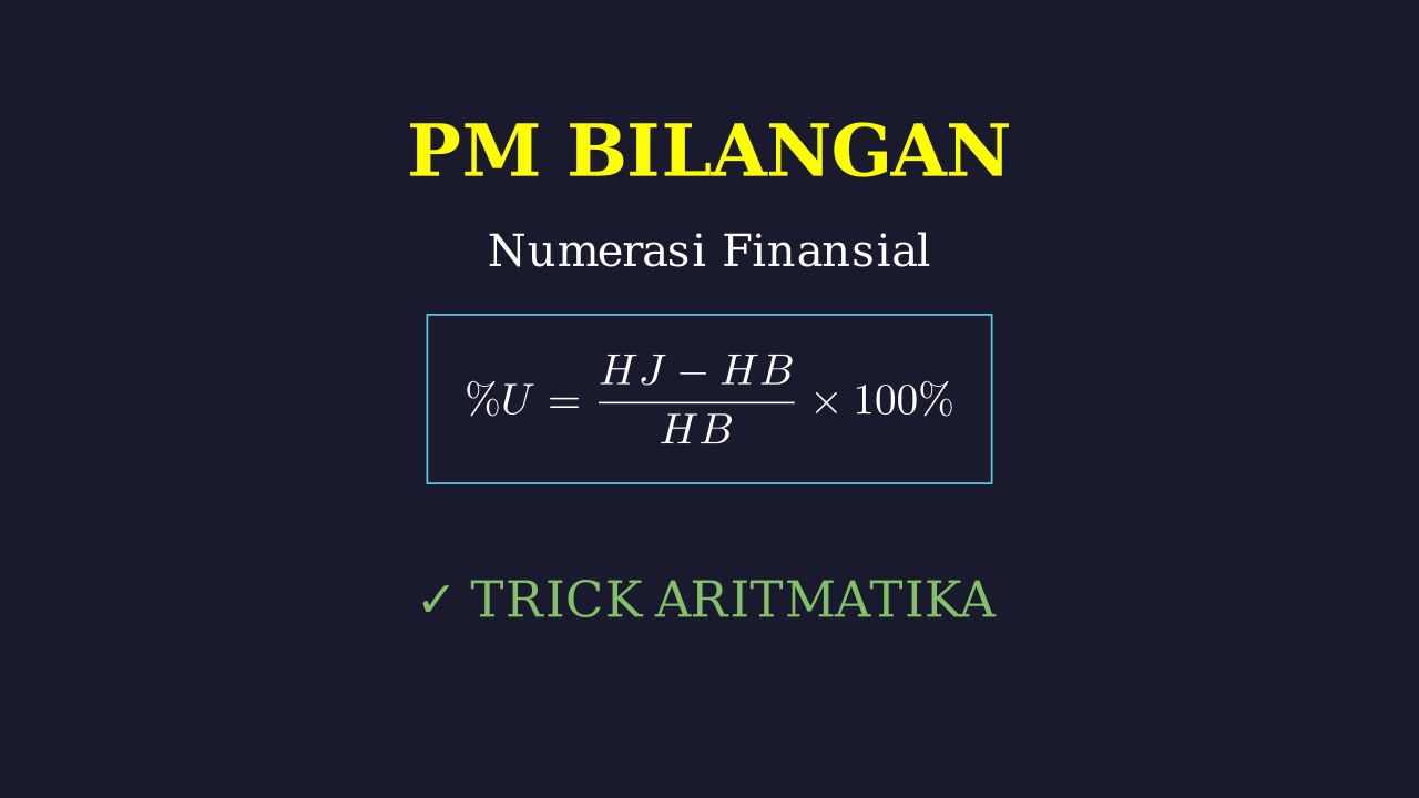 Numerasi Finansial dan Aritmatika Sosial