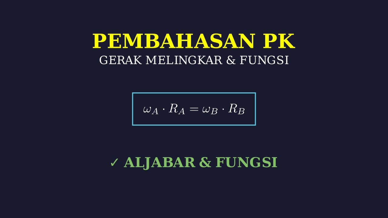 Gerak Melingkar dan Hubungan Roda