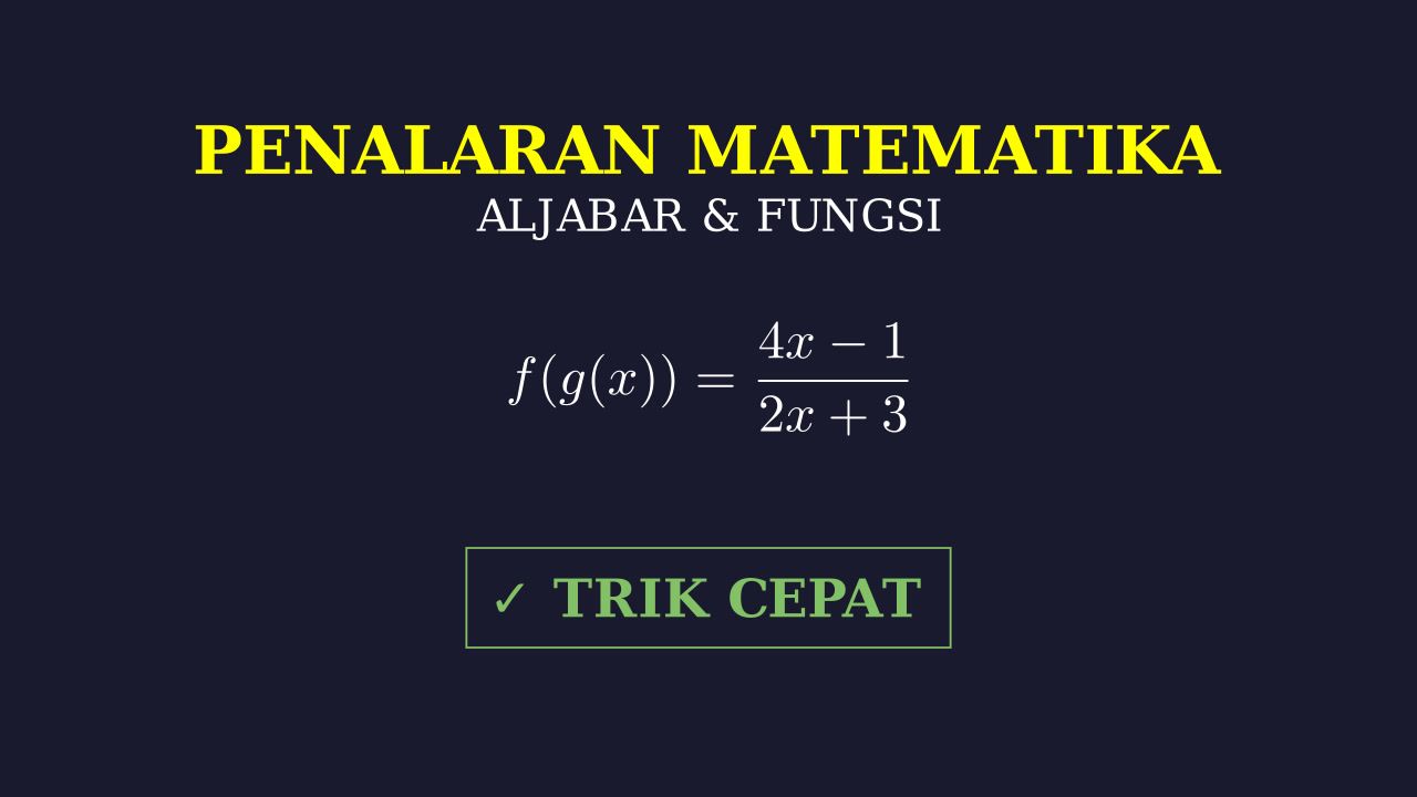 Analisis Soal dan Notasi Matematika