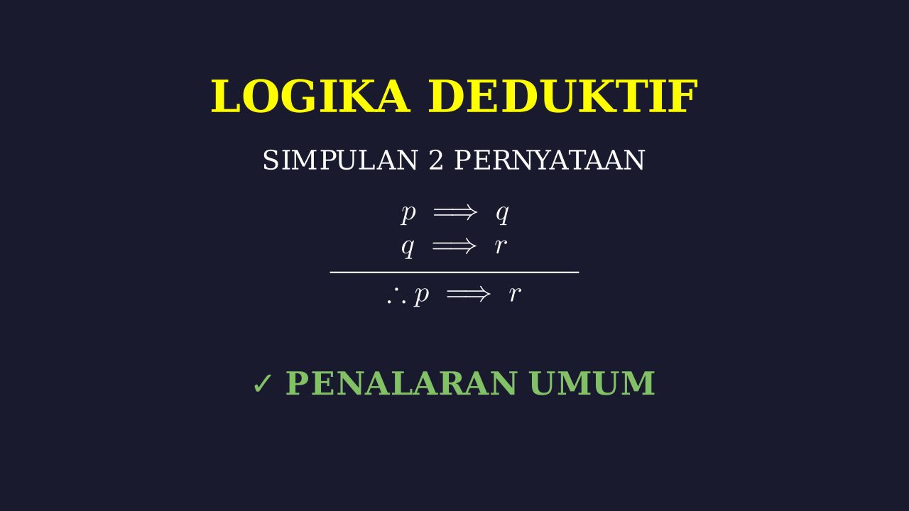 Menarik Simpulan Logis